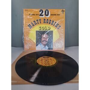 Marty Robbins Gold 20 Greatest Hits K-Tel Vinyl LP VG+ Shrink 1975 Country